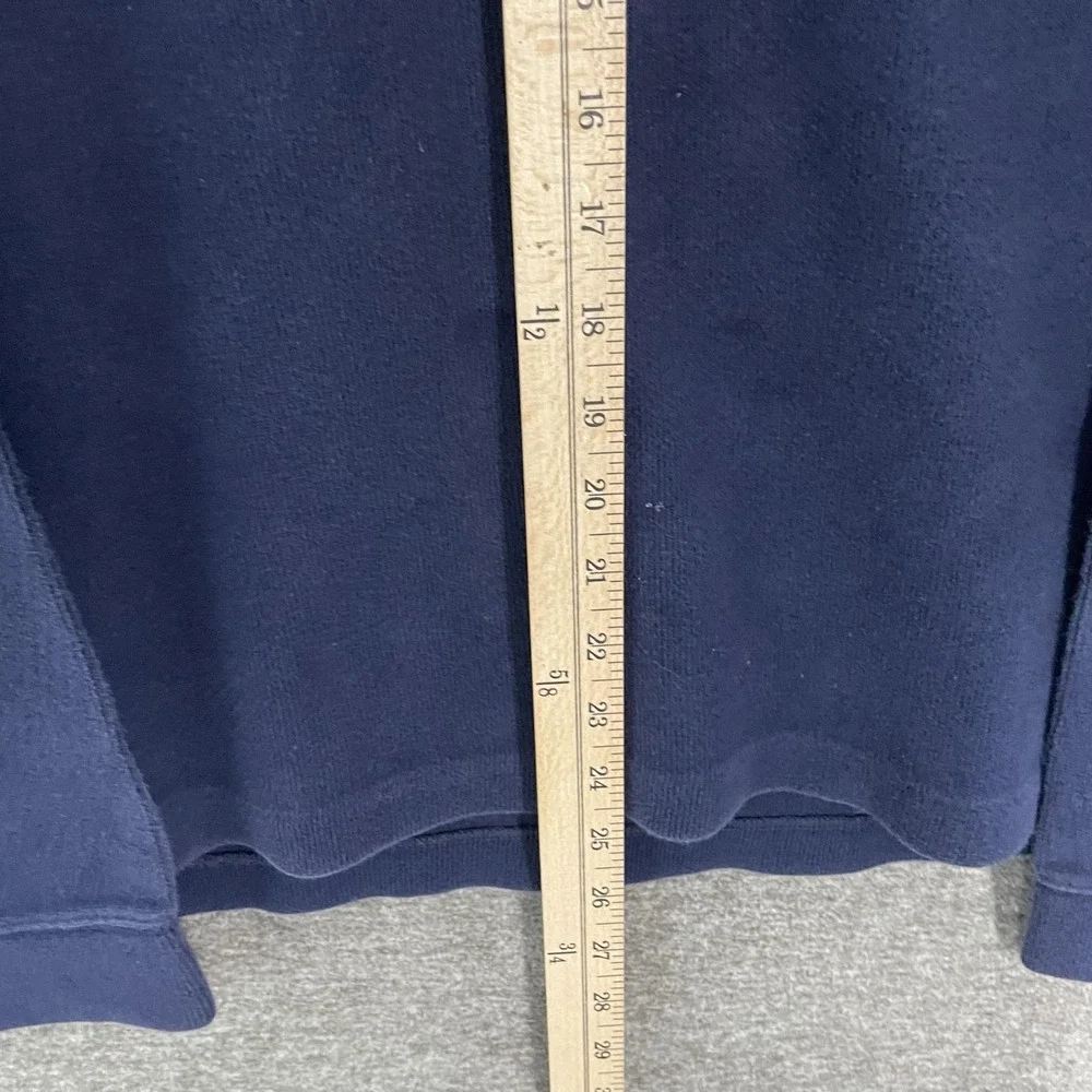 Polo‎ Ralph Lauren Sweatshirt Mens 2XL Blue 1/4 Zip Pullover Fleece Mock Neck